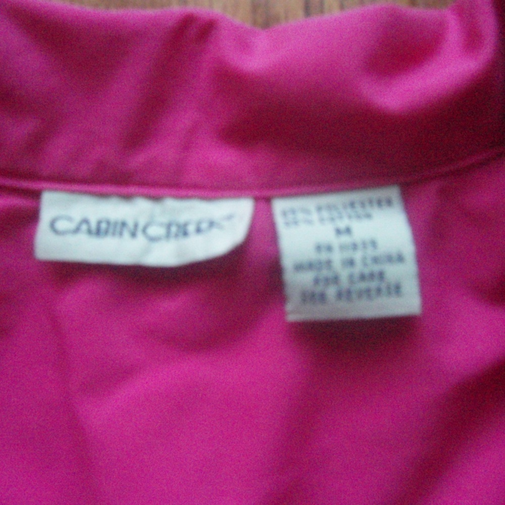~Womens Short Sleeve Pink Fishing Shirt~ - Picture 4 of 4